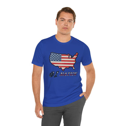 #1 Nation Jersey Short Sleeve Tee