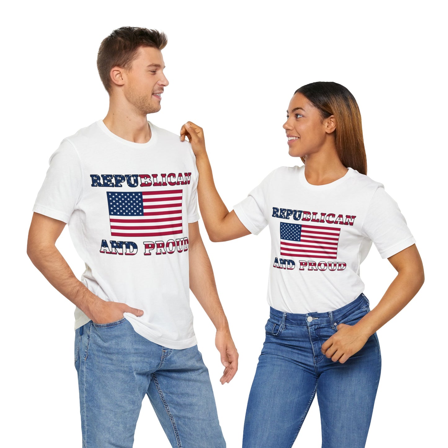 Proud Republican Jersey Short Sleeve Tee