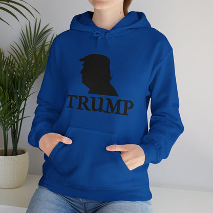 Trump Logo Unisex Heavy Blend™ Hooded Sweatshirt (with text)