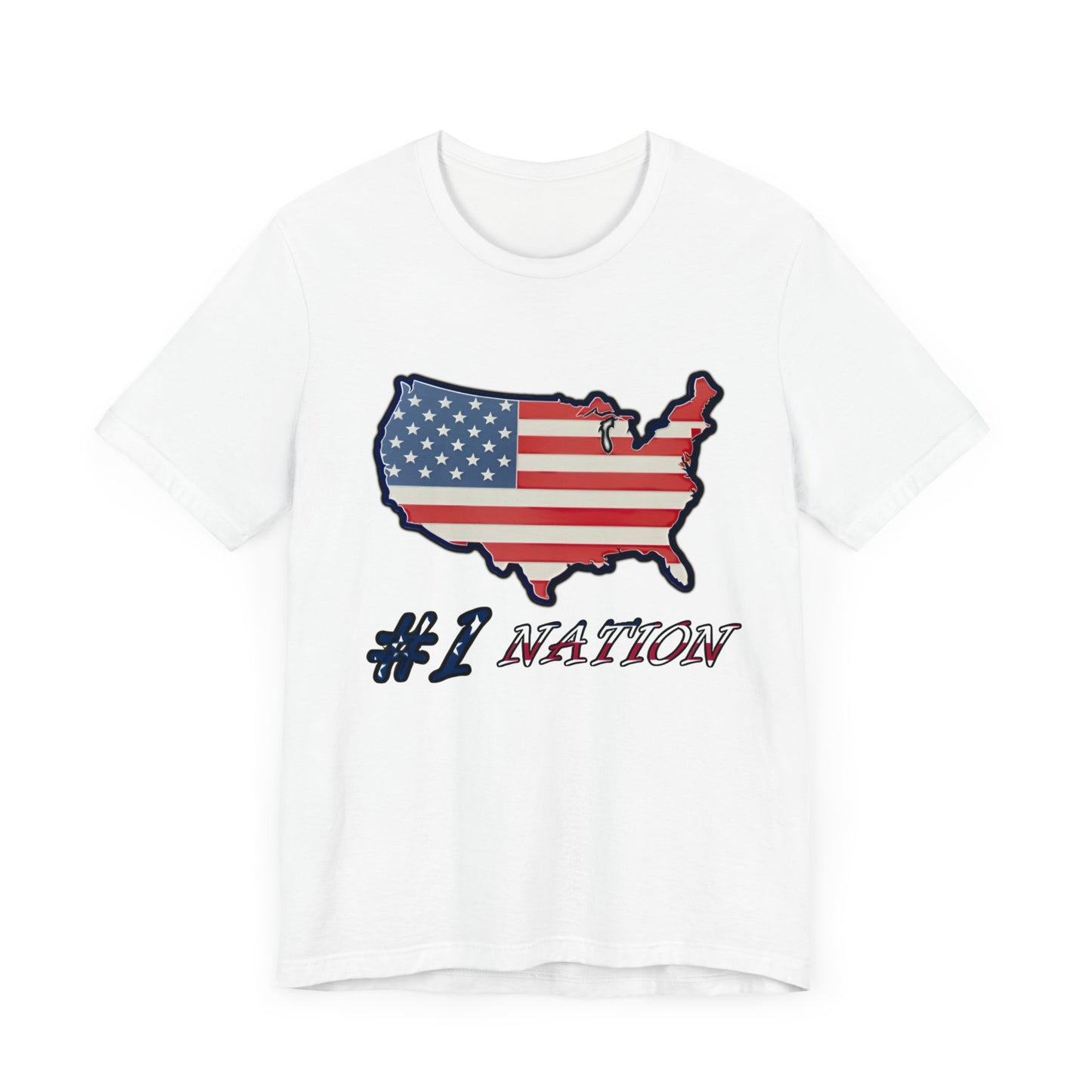 #1 Nation Jersey Short Sleeve Tee