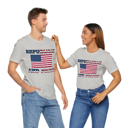 Proud Republican Jersey Short Sleeve Tee