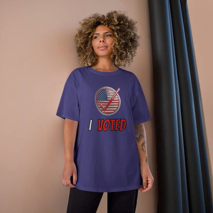 "I Voted" Champion T-Shirt