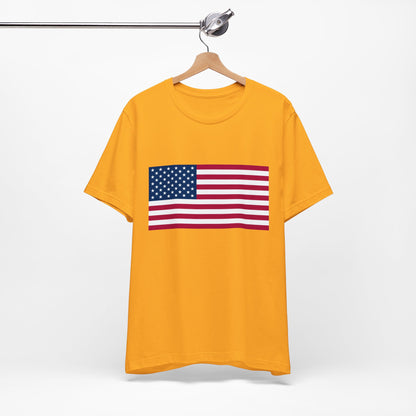 USA Flag Jersey Short Sleeve Tee