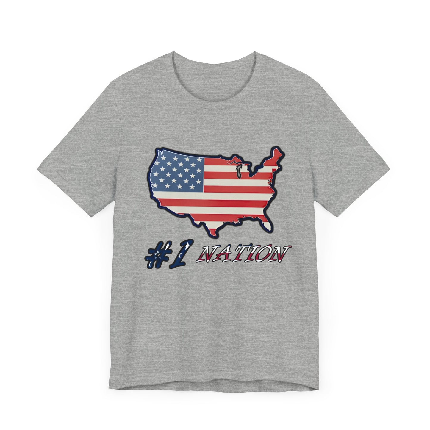 #1 Nation Jersey Short Sleeve Tee