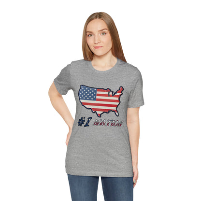 #1 Nation Jersey Short Sleeve Tee