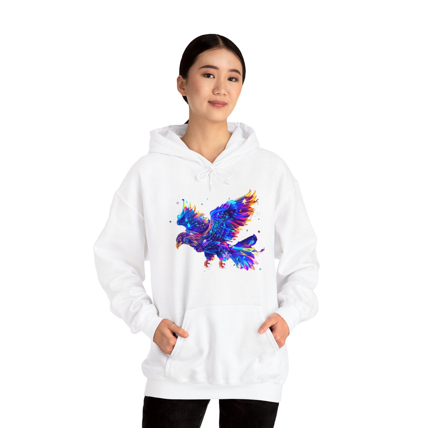 Women's Neon Eagle Heavy Blend™ Hooded Sweatshirt