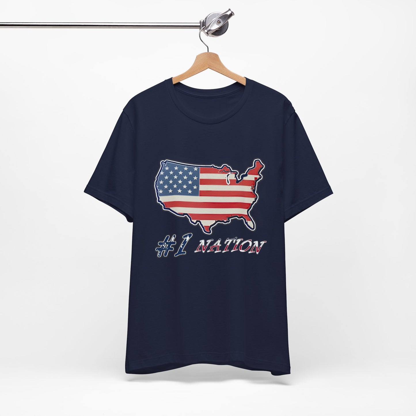 #1 Nation Jersey Short Sleeve Tee