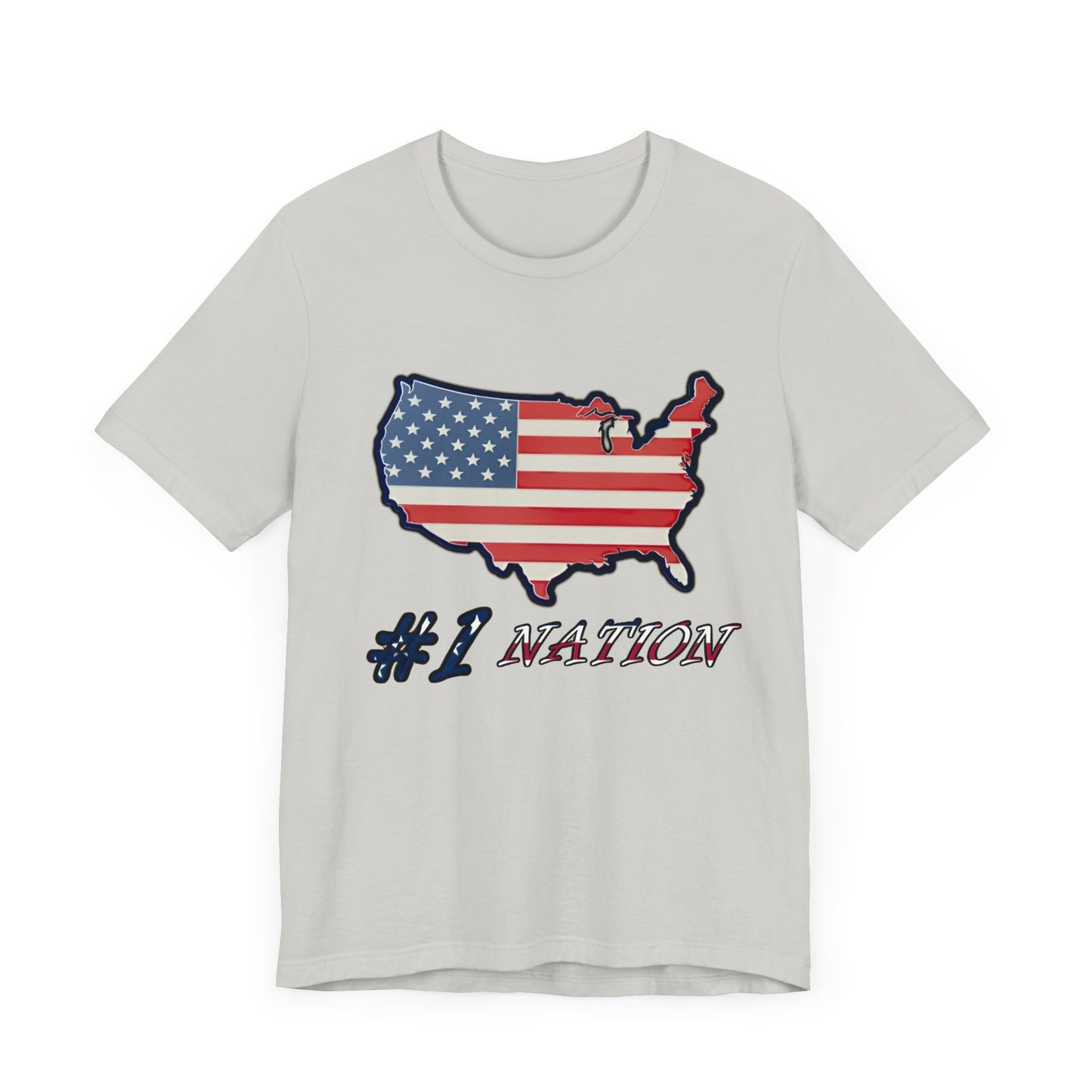 #1 Nation Jersey Short Sleeve Tee