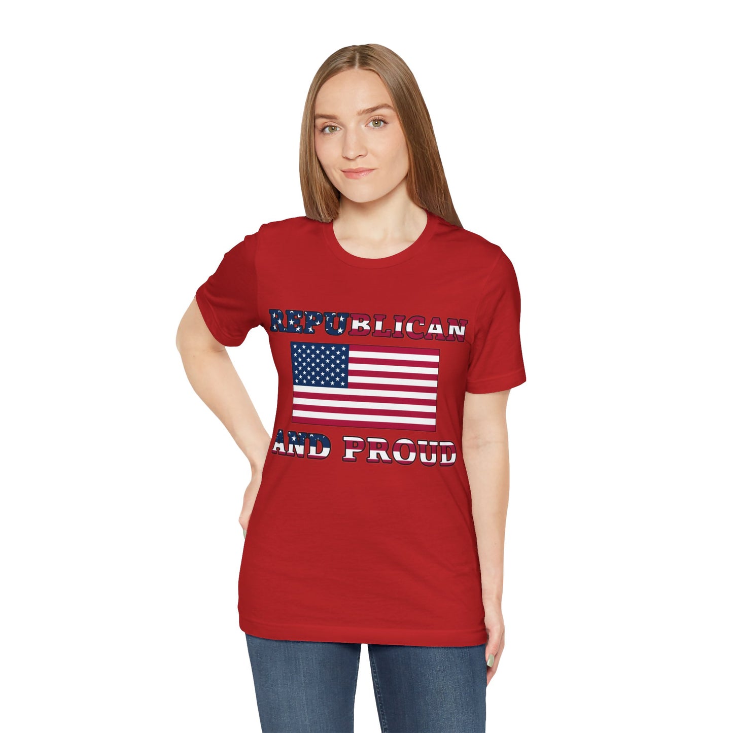 Proud Republican Jersey Short Sleeve Tee