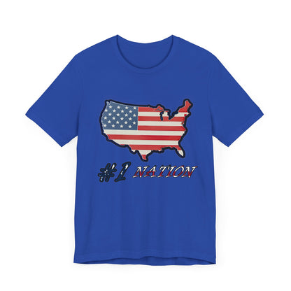 #1 Nation Jersey Short Sleeve Tee