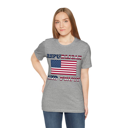 Proud Republican Jersey Short Sleeve Tee