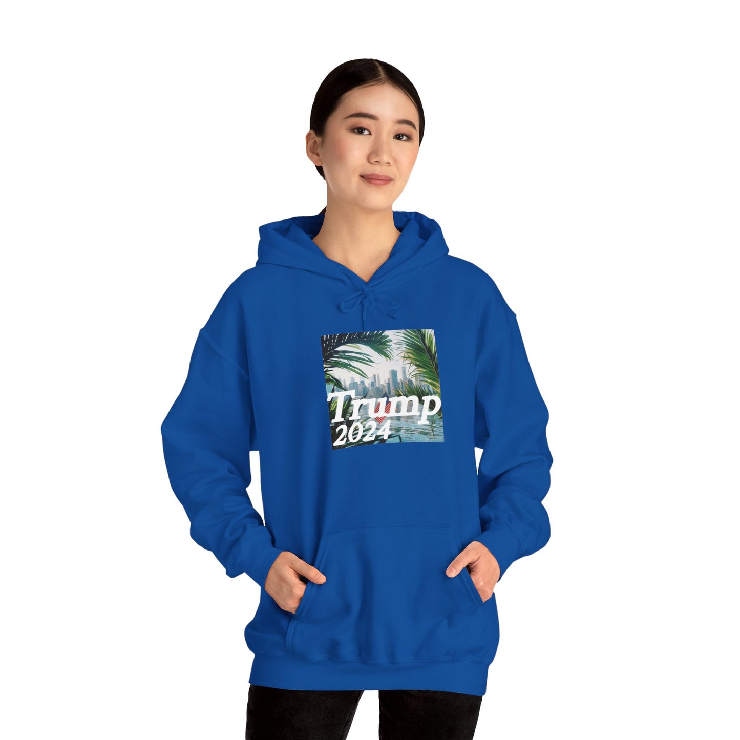 Trump 2024 (Nature) Unisex Heavy Blend™ Hooded Sweatshirt