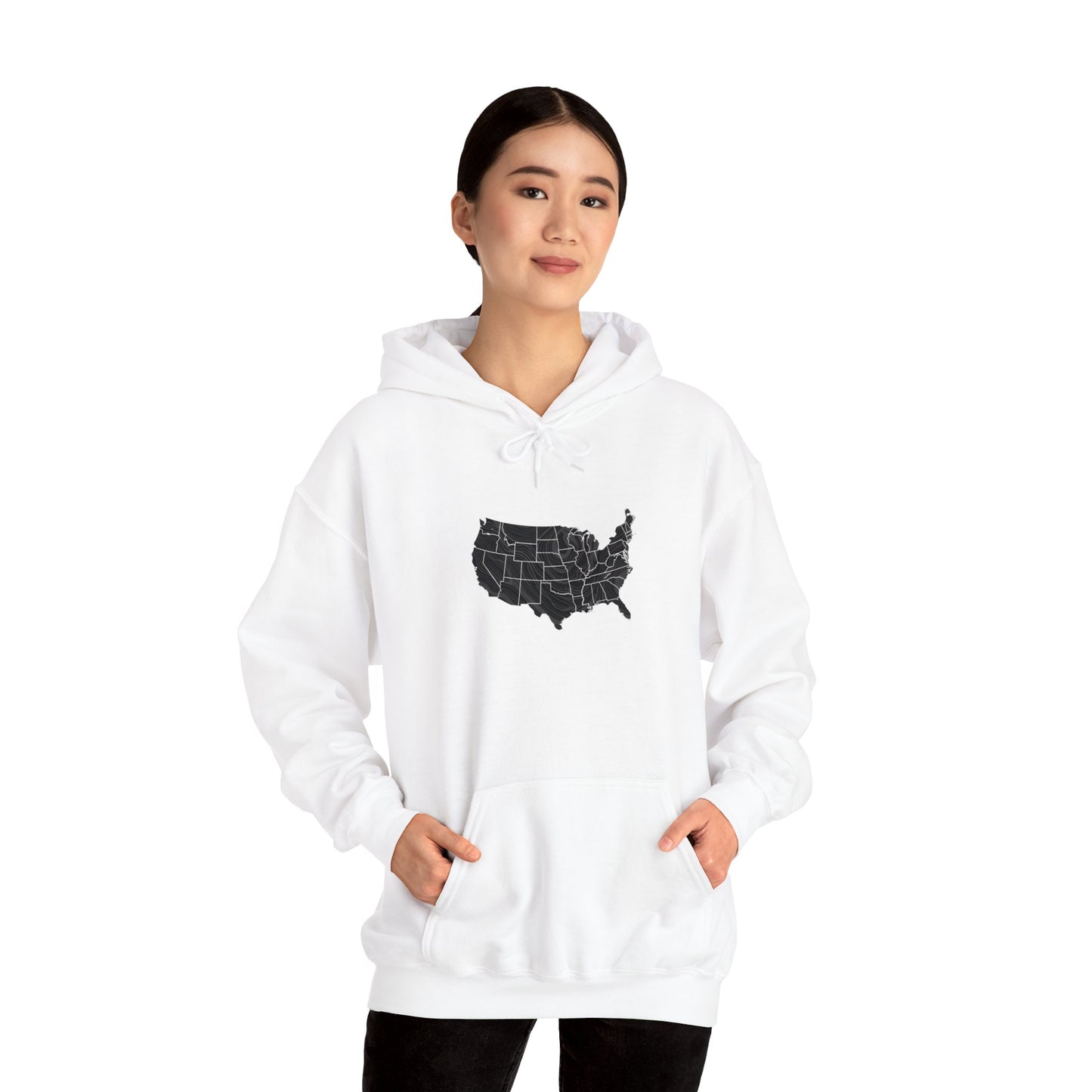 United States Unisex Heavy Blend™ Hooded Sweatshirt (shady)