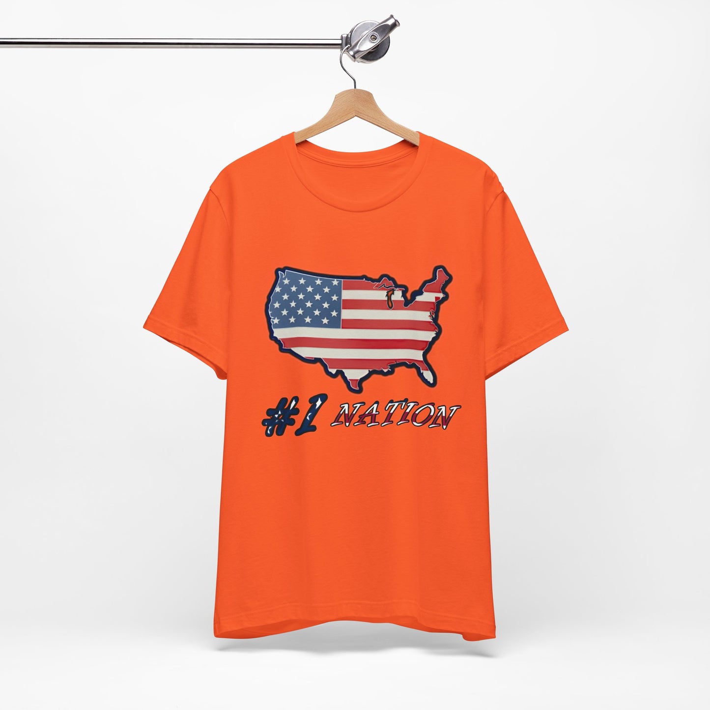 #1 Nation Jersey Short Sleeve Tee