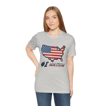 #1 Nation Jersey Short Sleeve Tee