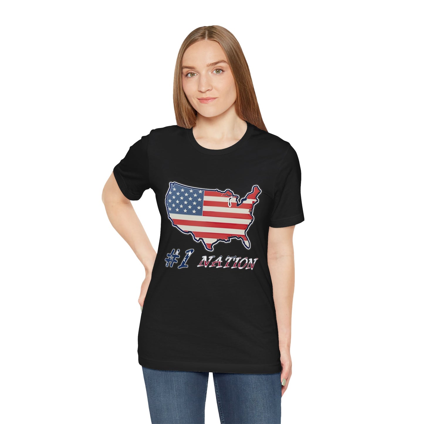 #1 Nation Jersey Short Sleeve Tee