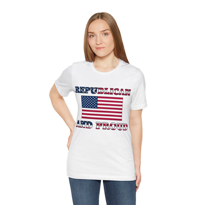 Proud Republican Jersey Short Sleeve Tee