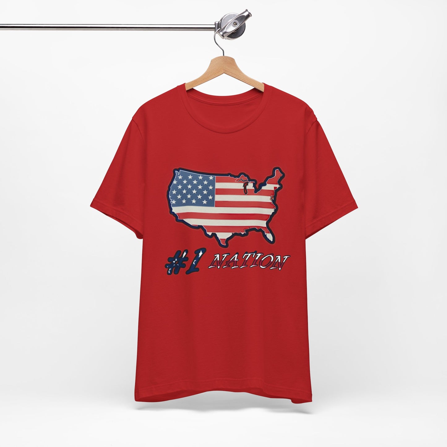 #1 Nation Jersey Short Sleeve Tee