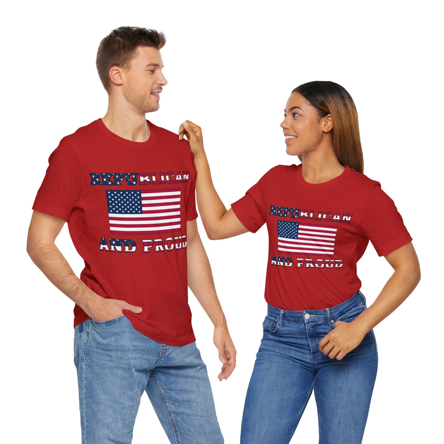 Proud Republican Jersey Short Sleeve Tee