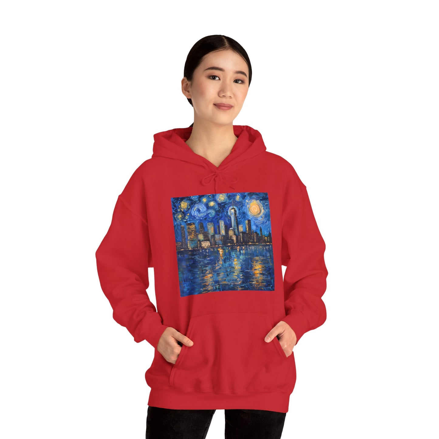 New York Painting Unisex Heavy Blend™ Hooded Sweatshirt