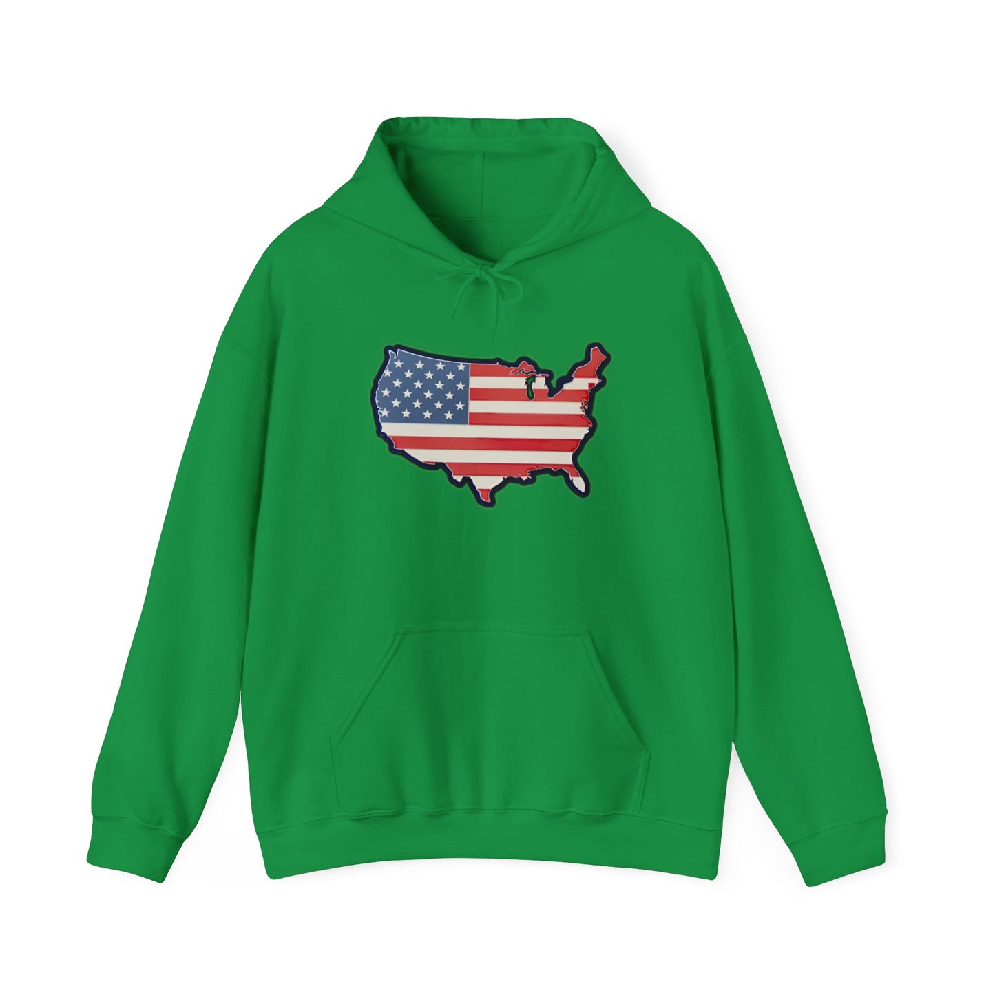 United States Unisex Heavy Blend™ Hooded Sweatshirt (with text)