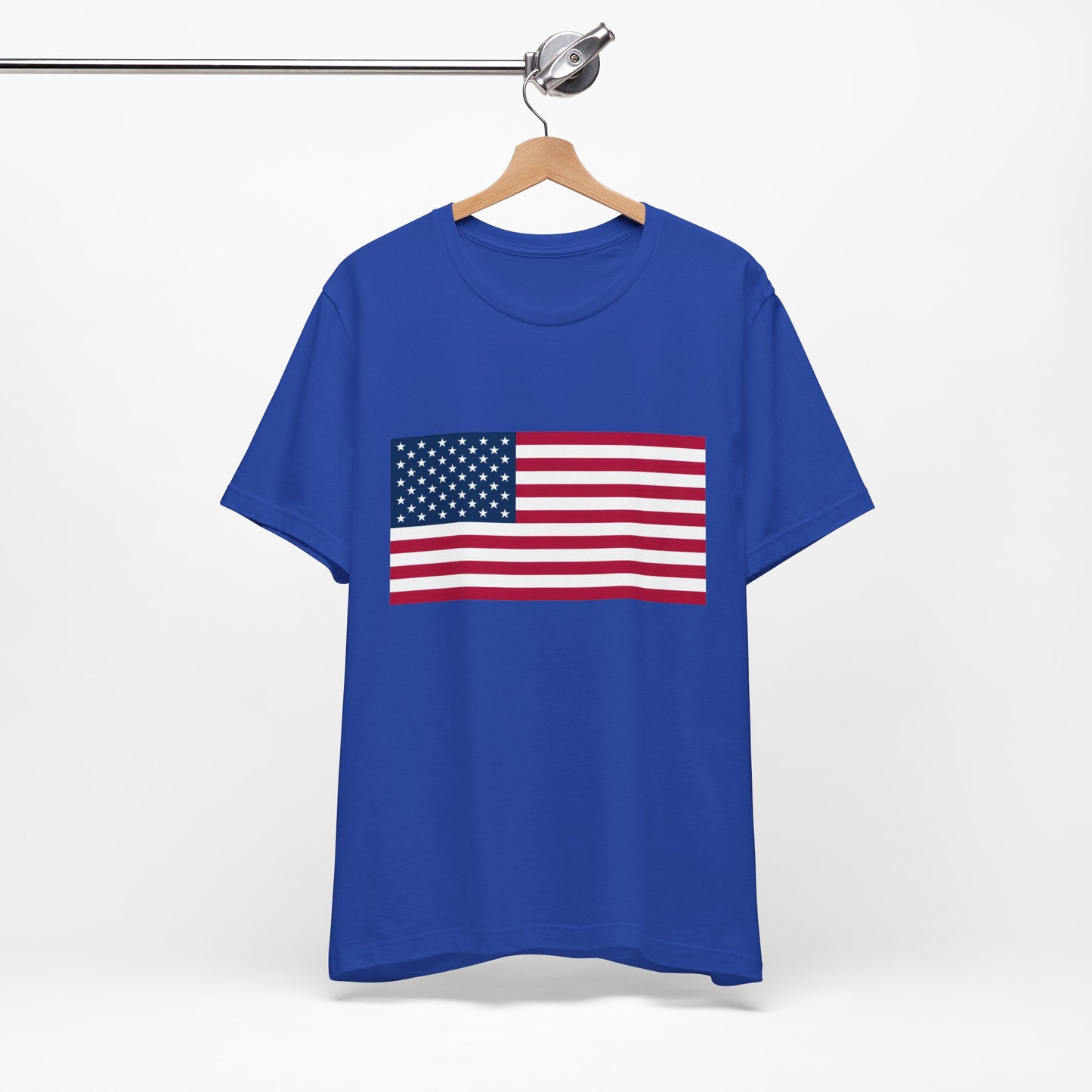 USA Flag Jersey Short Sleeve Tee