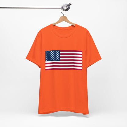 USA Flag Jersey Short Sleeve Tee