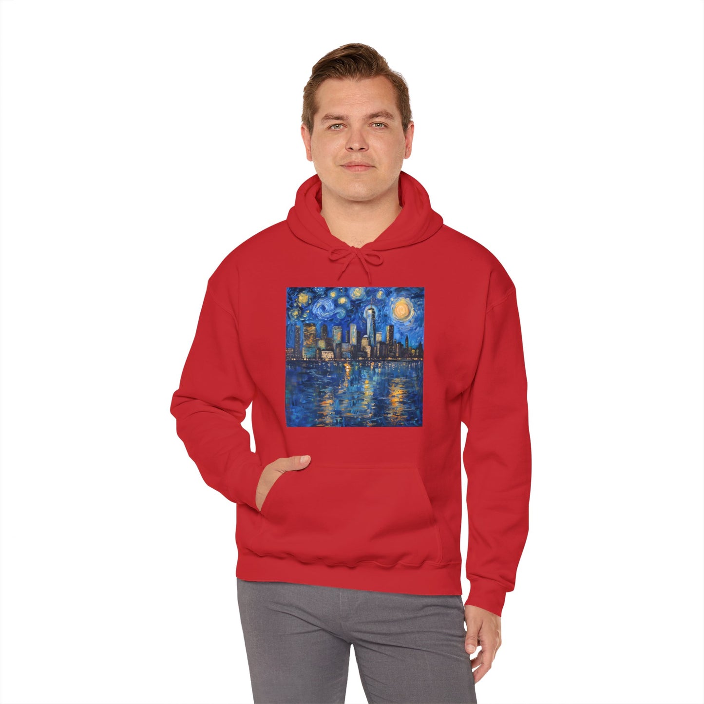 New York Painting Unisex Heavy Blend™ Hooded Sweatshirt