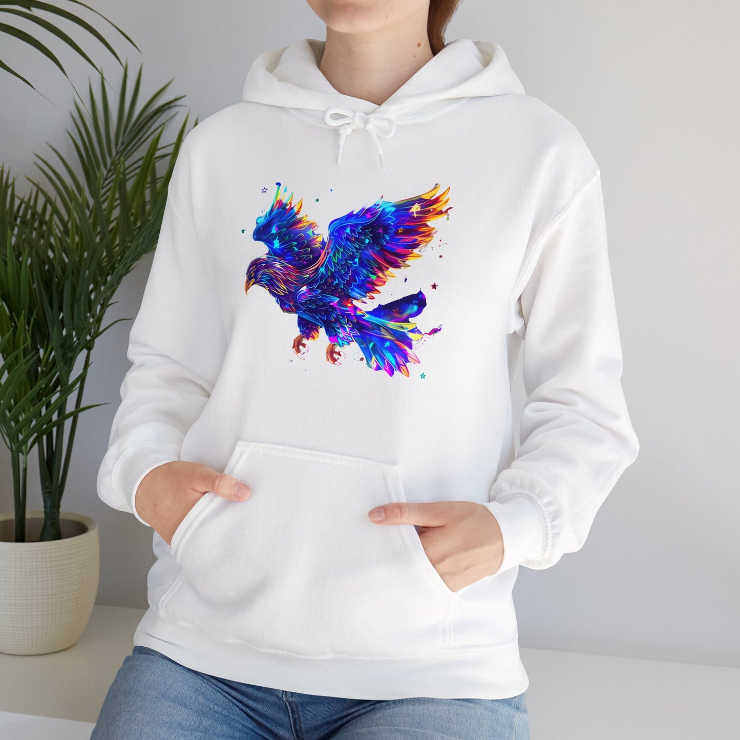 Women's Neon Eagle Heavy Blend™ Hooded Sweatshirt